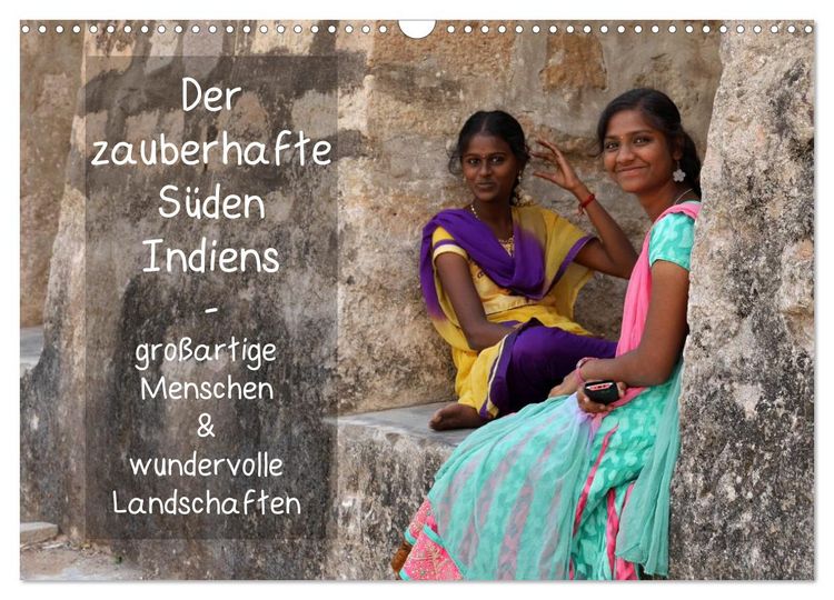 Produktbild: Der zauberhafte S&uuml;den Indiens (Wandkalender 2026 DIN A3 quer), CALVENDO Monatskalender