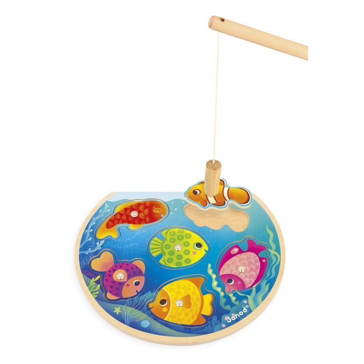 Produktbild: Magnet-Angelpuzzle "Aquarium" mit 6 Fischen und Angel