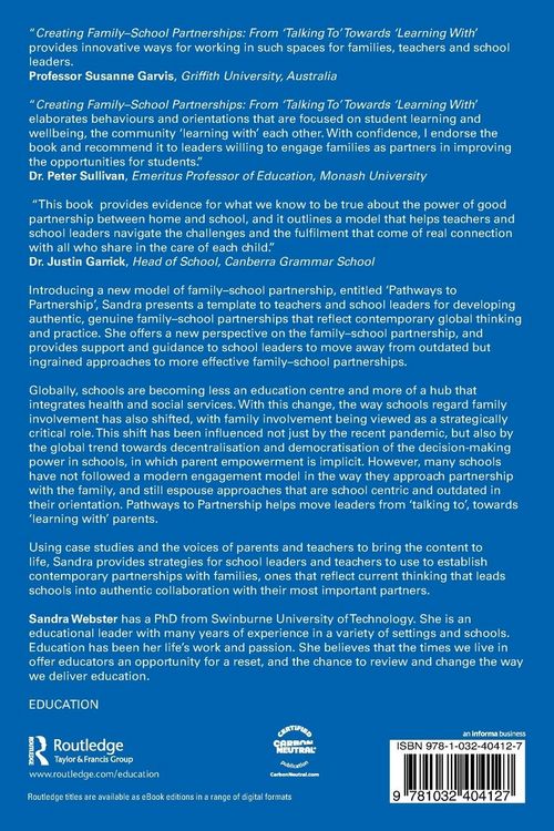 Produktbild: Creating Family-School Partnerships