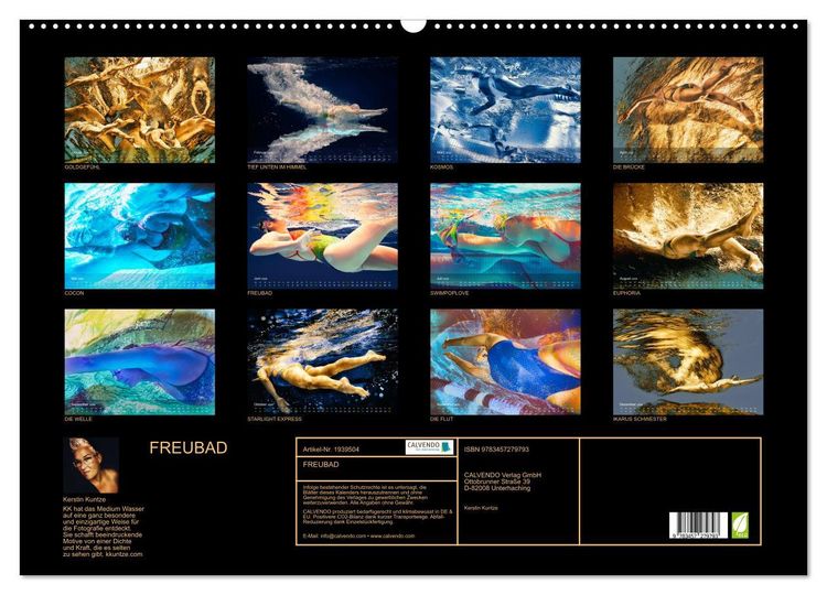 Produktbild: FREUBAD (Wandkalender 2026 DIN A2 quer), CALVENDO Monatskalender