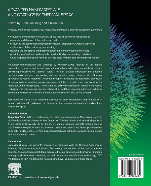 Produktbild: Advanced Nanomaterials and Coatings by Thermal Spray