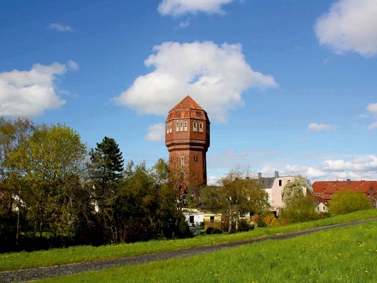 Produktbild: CALVENDO Puzzle Alter Wasserturm in Nordenham | 1000 Teile Lege-Gr&ouml;&szlig;e 64x48cm Foto-Puzzle f&uuml;r gl&uuml;ckliche Stunden
