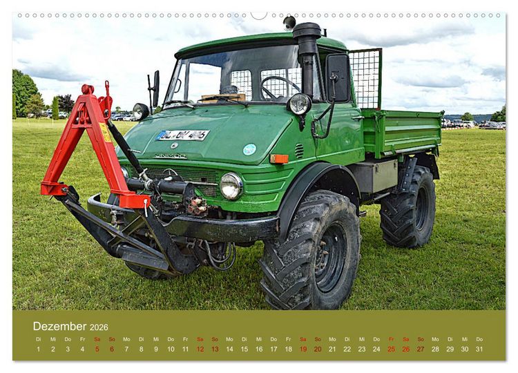 Produktbild: Ein Mythos mit Stern - das Universalmotorger&auml;t (hochwertiger Premium Wandkalender 2026 DIN A2 quer), Kunstdruck in Hochglanz