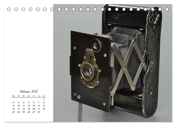 Produktbild: Alte Sch&auml;tze - Kameras und Projektoren (Tischkalender 2026 DIN A5 quer), CALVENDO Monatskalender