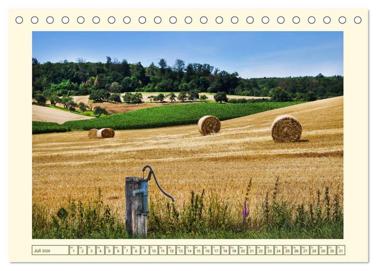Produktbild: Mein sch&ouml;nes Land - Landliebe Wetterau (Tischkalender 2026 DIN A5 quer), CALVENDO Monatskalender
