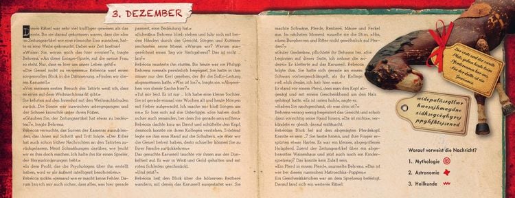 Produktbild: Rot rieselt der Schnee - Ein Escape-Adventskalender