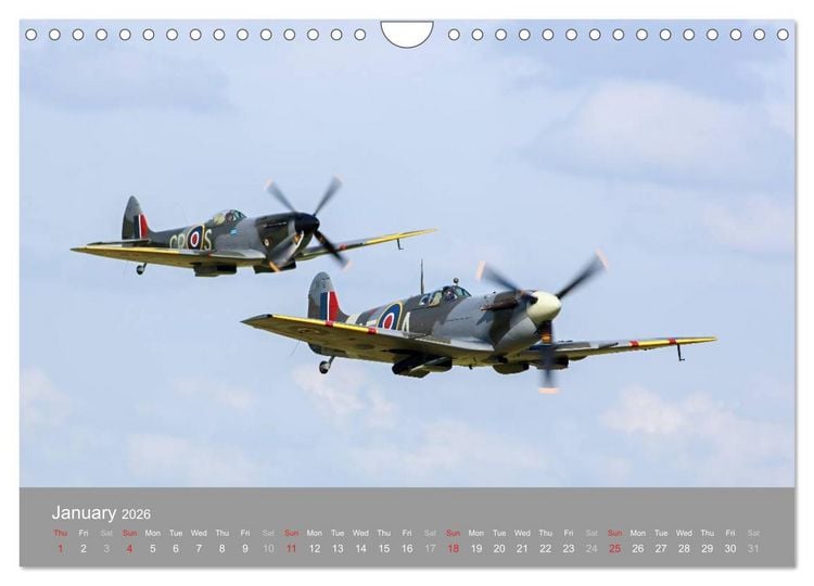 Produktbild: The Flying Legends (Wall Calendar 2026 DIN A4 landscape), CALVENDO 12 Month Wall Calendar