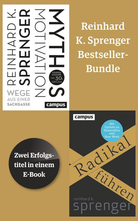 Produktbild: Reinhard K. Sprenger Bestseller-Bundle
