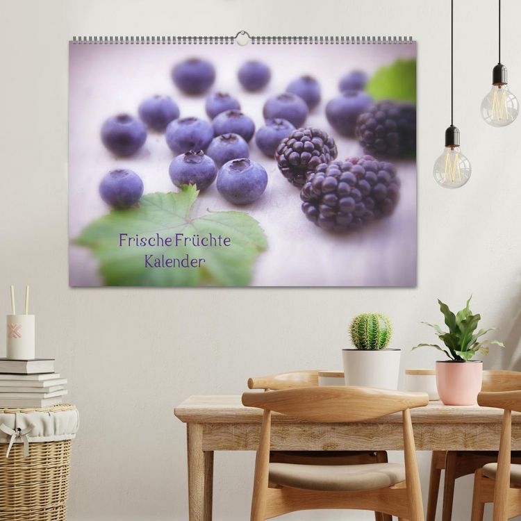 Produktbild: Frische Fr&uuml;chte Kalender (Wandkalender 2026 DIN A2 quer), CALVENDO Monatskalender
