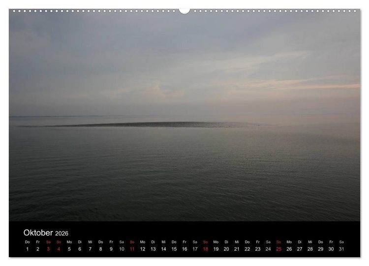 Produktbild: NORDSEE IMPRESSIONEN (Wandkalender 2026 DIN A2 quer), CALVENDO Monatskalender