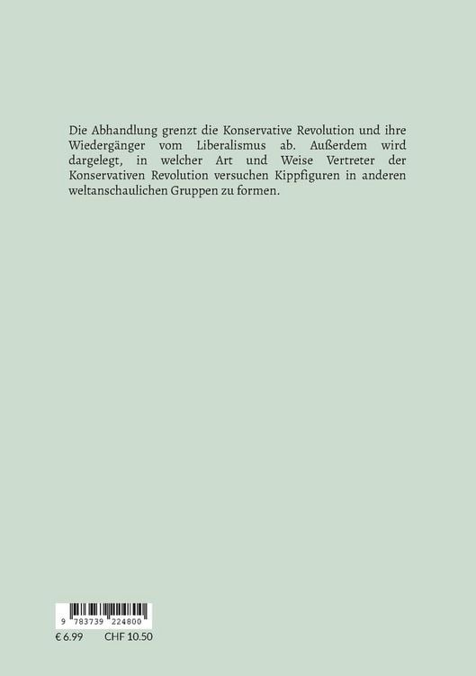 Produktbild: Konservative Revolution zu Liberalismus