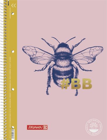 Produktbild: Collegeblock Premium Harmony A4 kariert, mit Randlinie innen und au&szlig;en, Lin. 2