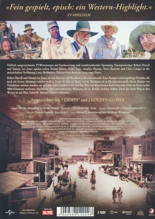 Produktbild: Weg in die Wildnis - Lonesome Dove [2 DVDs]