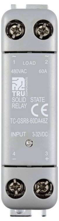 Produktbild: TRU COMPONENTS Halbleiterrelais TC-12705392 60 A Schaltspannung (max.): 480 V/AC Nullspannungsschaltend 1 St.