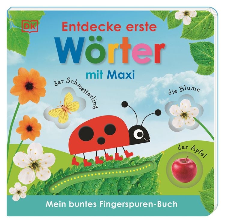 Produktbild: Mein buntes Fingerspuren-Buch. Entdecke erste W&ouml;rter mit Maxi