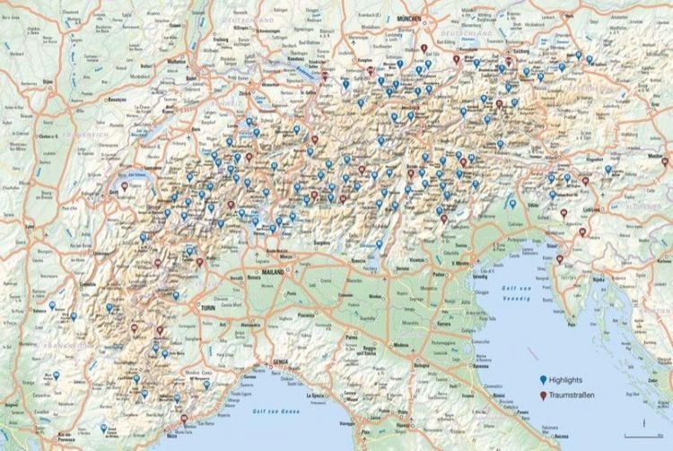 Produktbild: Das Reisebuch Alpen