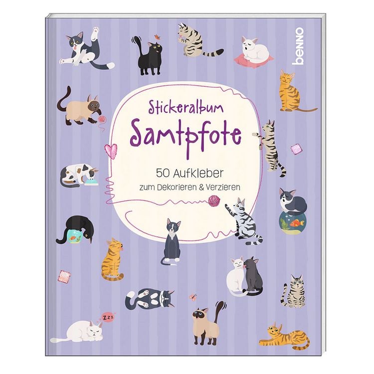 Produktbild: Stickeralbum &raquo;Samtpfote&laquo;