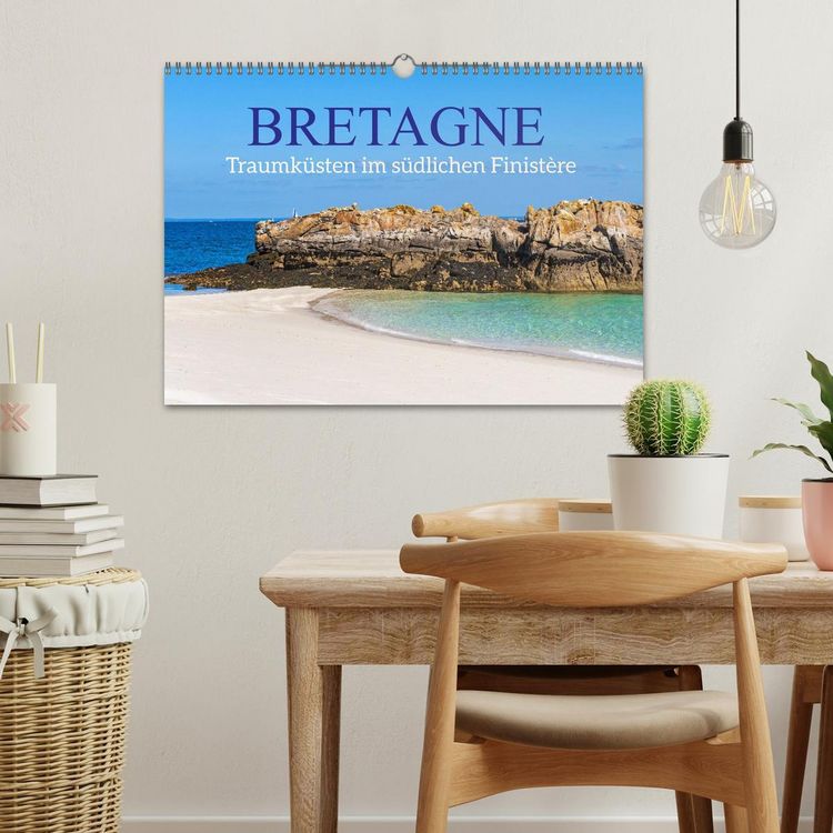 Produktbild: Bretagne - Traumk&uuml;sten im s&uuml;dlichen Finist&egrave;re (Wandkalender 2026 DIN A3 quer), CALVENDO Monatskalender