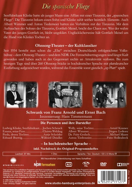 Produktbild: Ohnsorg Theater - Die spanische Fliege