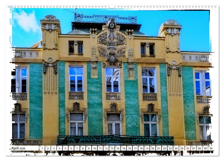 Produktbild: Belgrad zwischen Historie und Moderne (hochwertiger Premium Wandkalender 2026 DIN A2 quer), Kunstdruck in Hochglanz