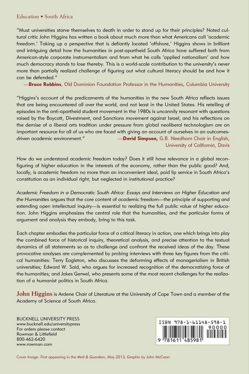 Produktbild: Academic Freedom in a Democratic South Africa