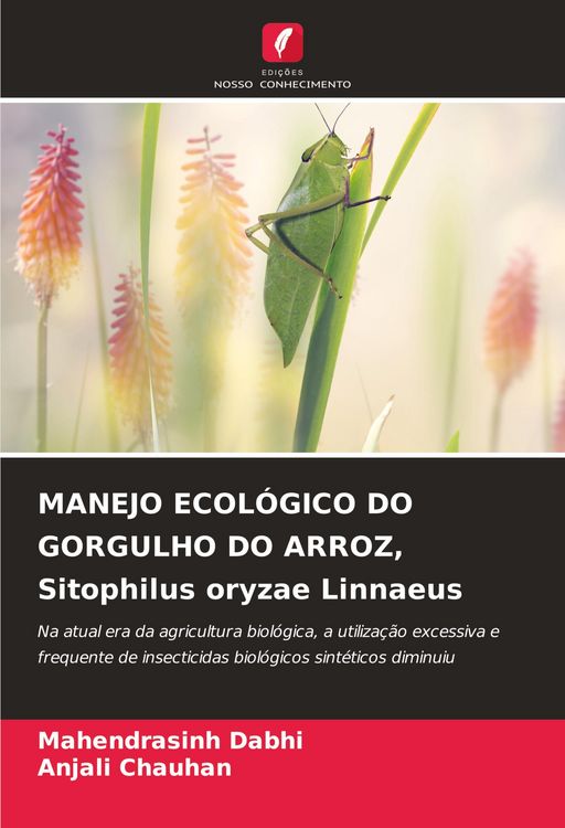 Produktbild: Manejo Ecol&oacute;gico Do Gorgulho Do Arroz, Sitophilus Oryzae Linnaeus