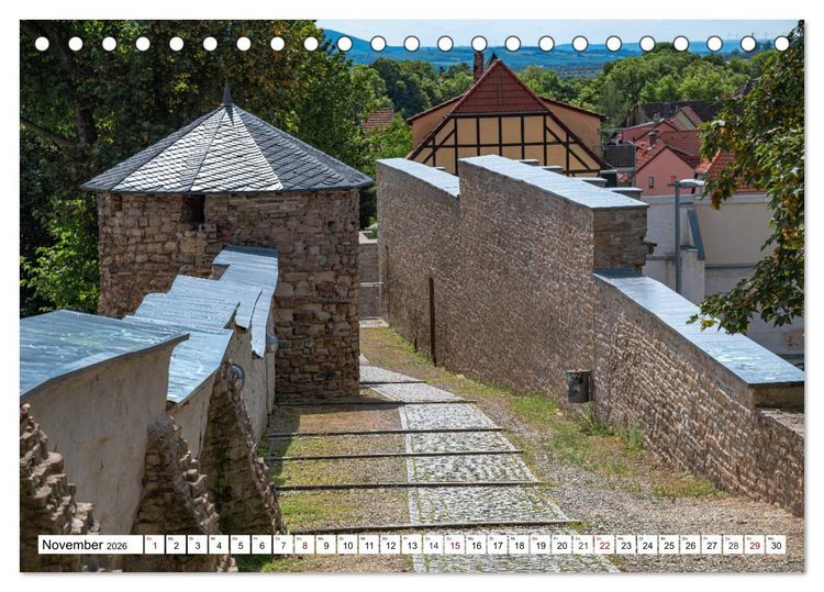 Produktbild: Rosenstadt Sangerhausen (Tischkalender 2026 DIN A5 quer), CALVENDO Monatskalender