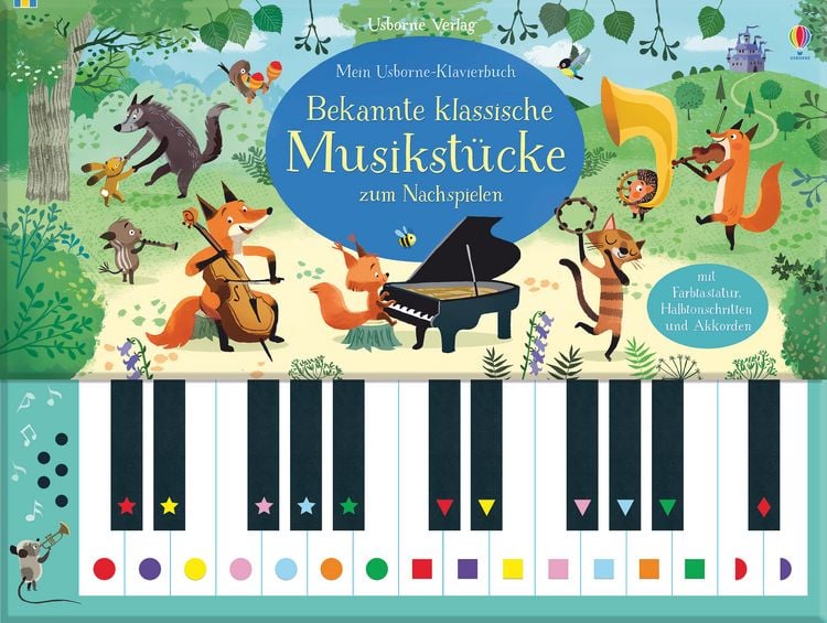 Produktbild: Mein Usborne-Klavierbuch: Bekannte klassische Musikst&uuml;cke zum Nachspielen