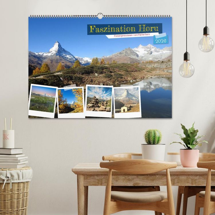 Produktbild: Faszination Horu Fotoimpressionen vom Matterhorn (Wandkalender 2026 DIN A2 quer), CALVENDO Monatskalender