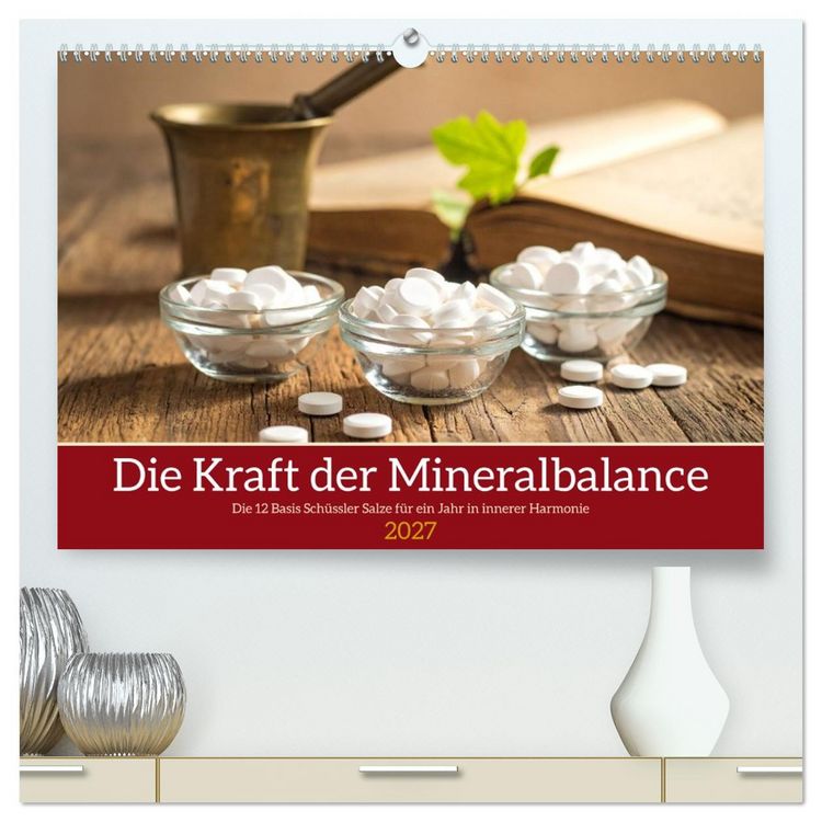 Produktbild: Die Kraft der Mineralbalance (hochwertiger Premium Wandkalender 2027 DIN A2 quer), Kunstdruck in Hochglanz
