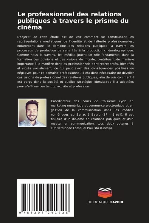 Produktbild: Le professionnel des relations publiques &agrave; travers le prisme du cin&eacute;ma