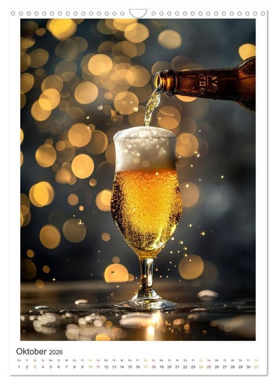 Produktbild: Cooles Bier - K&ouml;stliches aus der Natur. (Wandkalender 2026 DIN A3 hoch), CALVENDO Monatskalender