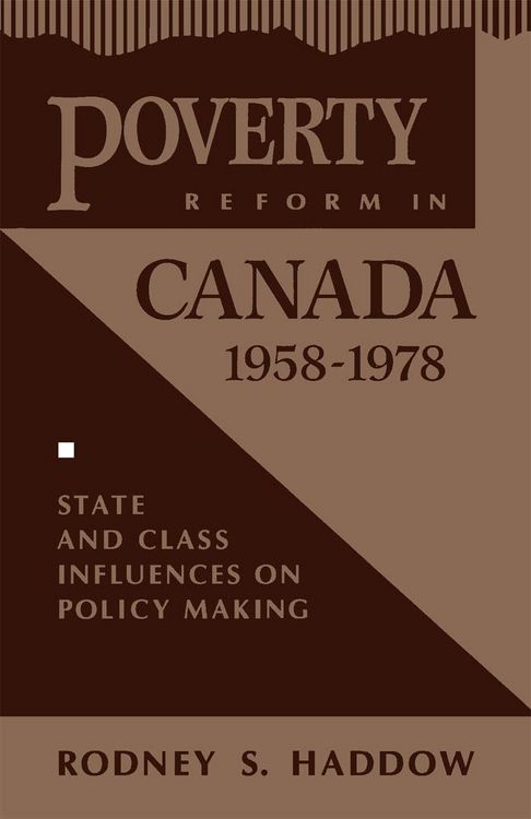 Produktbild: Poverty Reform in Canada, 1958-1978