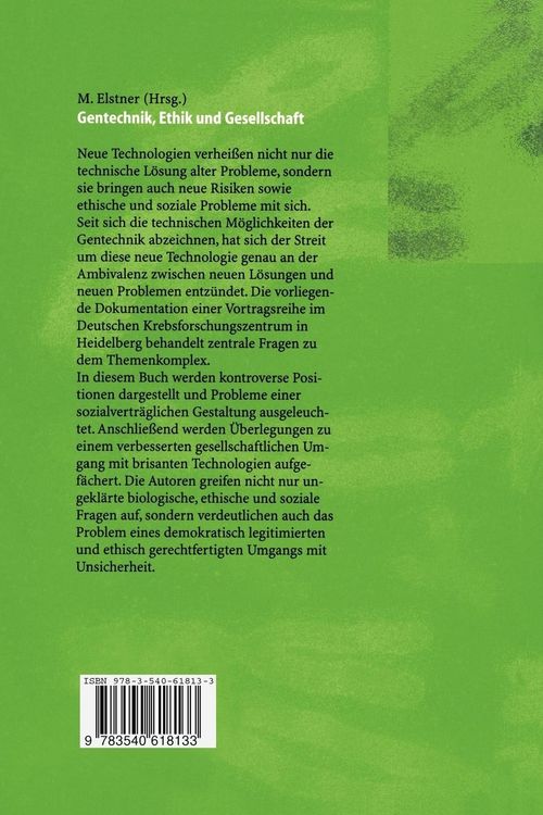 Produktbild: Gentechnik, Ethik und Gesellschaft