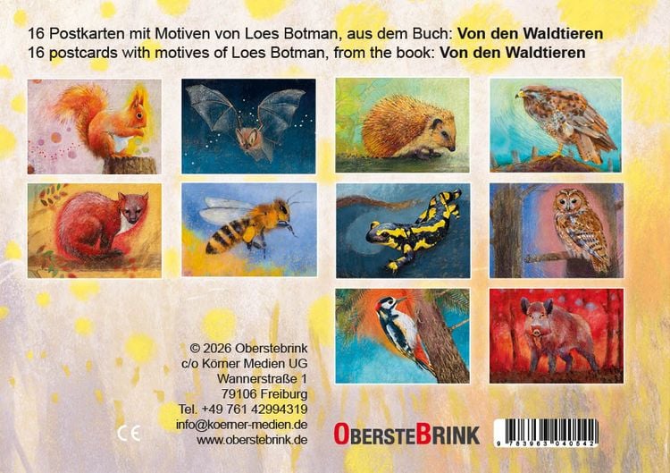 Produktbild: Von den Waldtieren &ndash; Ein Postkartenbuch