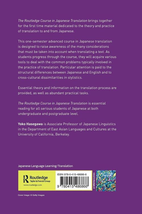 Produktbild: The Routledge Course in Japanese Translation