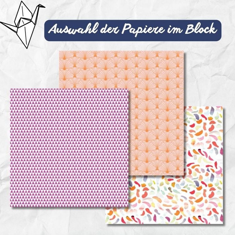 Produktbild: 350 Origami-Block Blütenträume