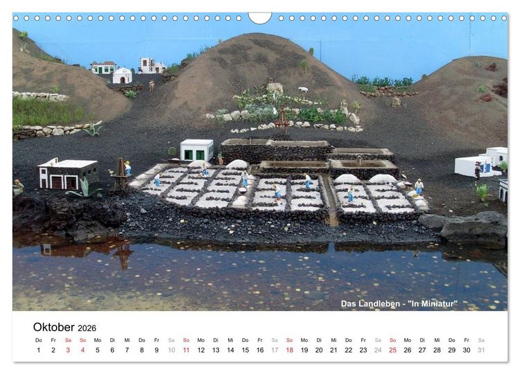 Produktbild: Die Canarischen Inseln - Lanzarote (Wandkalender 2026 DIN A3 quer), CALVENDO Monatskalender