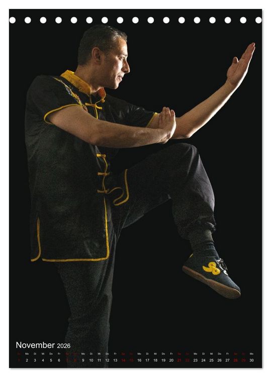 Produktbild: Kung Fu, Martial Art (Tischkalender 2026 DIN A5 hoch), CALVENDO Monatskalender