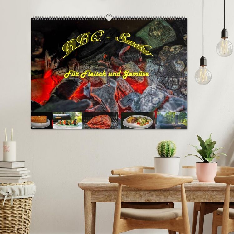 Produktbild: BBQ - Smoker F&uuml;r Fleisch und Gem&uuml;se (Wandkalender 2027 DIN A2 quer), CALVENDO Monatskalender