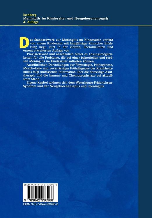 Produktbild: Meningitis im Kindesalter und Neugeborenensepsis