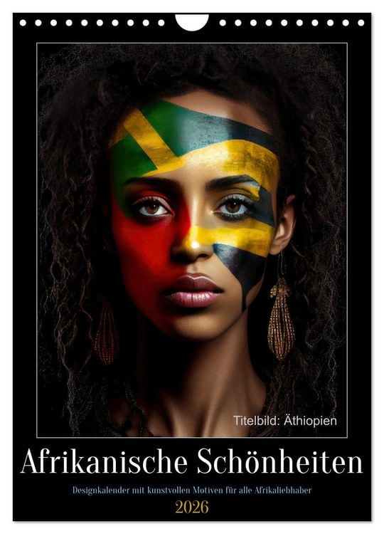 Produktbild: Afrikanische Sch&ouml;nheiten (Wandkalender 2026 DIN A4 hoch), CALVENDO Monatskalender