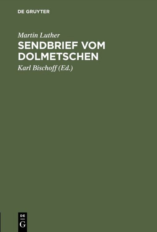 Produktbild: Sendbrief vom Dolmetschen