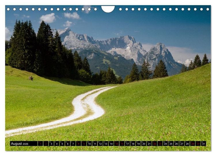 Produktbild: Werdenfelser Land (Wandkalender 2026 DIN A4 quer), CALVENDO Monatskalender