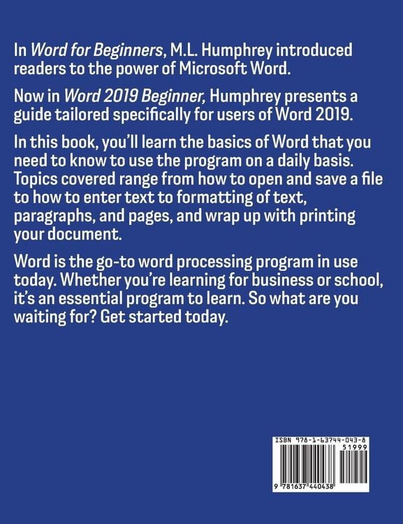 Produktbild: Word 2019 Beginner