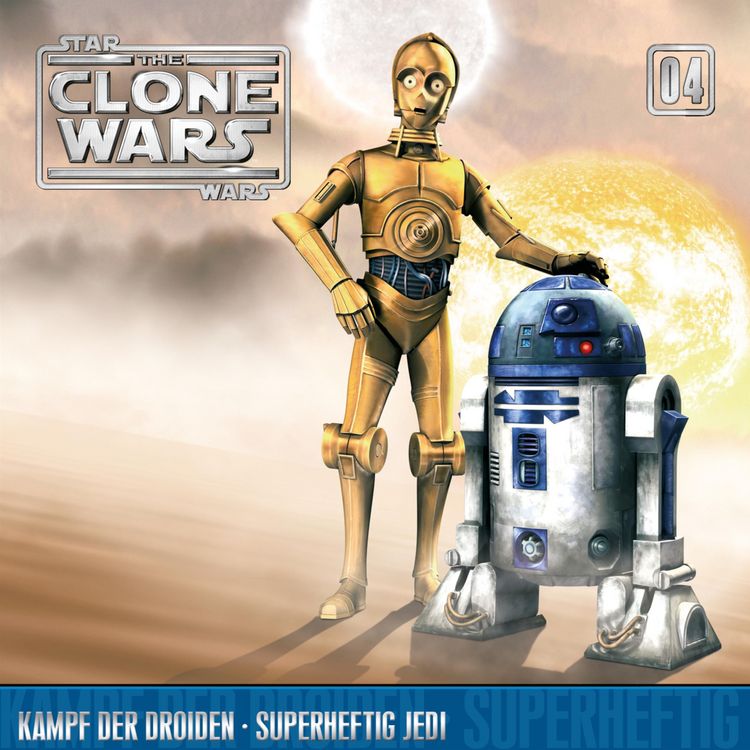 Produktbild: 04: Kampf der Droiden / Superheftig Jedi (Das Original-H&ouml;rspiel zur Star Wars-TV-Serie)