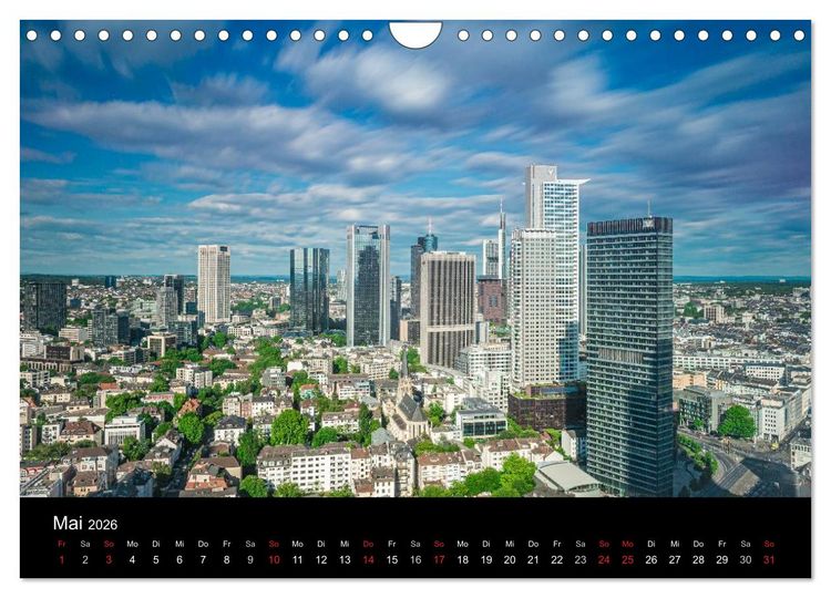 Produktbild: Frankfurt am Main (Wandkalender 2026 DIN A4 quer), CALVENDO Monatskalender