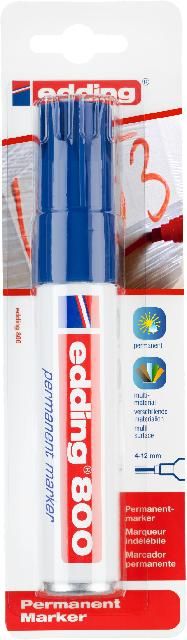 Produktbild: Edding 800 4-800-1-1003 Permanentmarker Blau wasserfest: Ja
