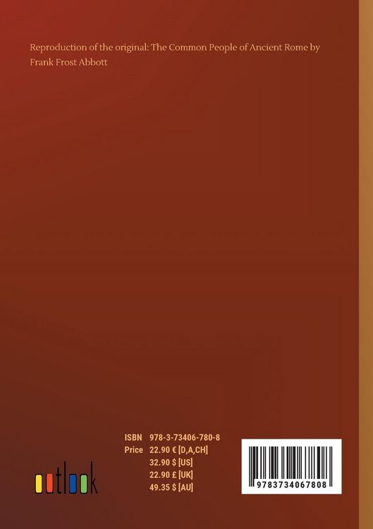 Produktbild: The Common People of Ancient Rome