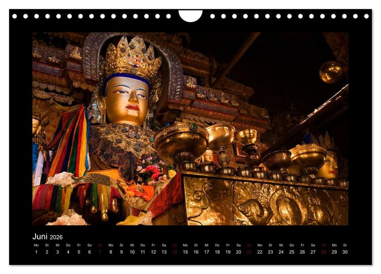 Produktbild: Tibet (Wandkalender 2026 DIN A4 quer), CALVENDO Monatskalender